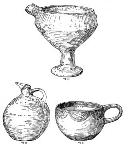Pottery from Tomb VI. Scale 1:2.