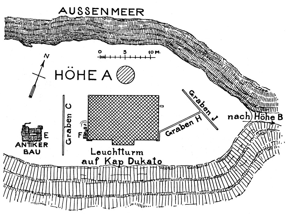 <p> W. Dörpfeld, <em>Alt-Ithaka</em> (1927), vol. I, fig. 32</p>