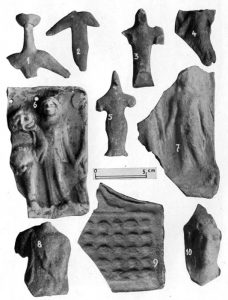 Terrakotten aus dem Heiligtum bei H. Kyriaki.