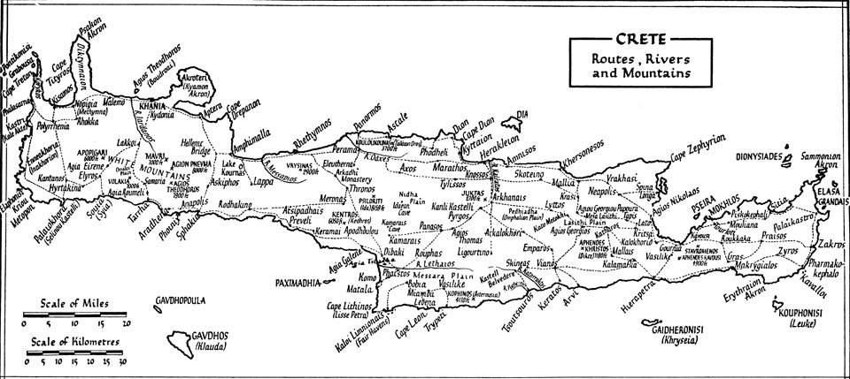 <p>
	J. Pendlebury, <em>The Archaeology of Crete </em>(1939), map 2</p>