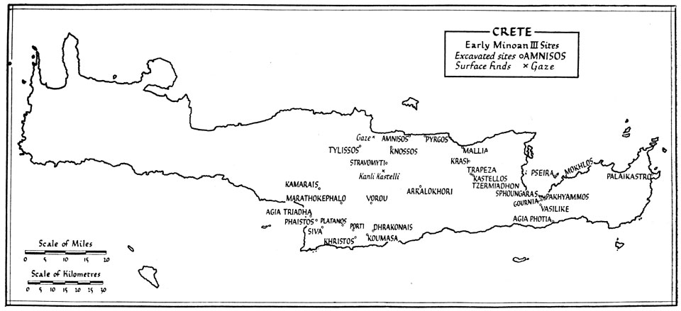 <p>
	J. Pendlebury, <em>The Archaeology of Crete</em> (1939), map 6</p>
