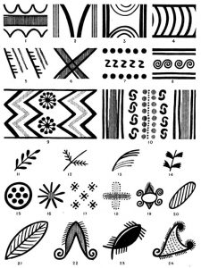 Patterns on Middle Minoan Ib Pottery from Knossos and the Kamares Cave