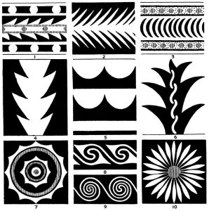 Patterns on Middle Minoan IIb Pottery