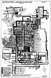 Late Minoan I Palace at Knossos. Ground Floor (from P. of M., II, Pl. A, B.)