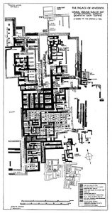 Late Minoan I Palace at Knossos. Ground Floor (from P. of M., II, Pl. A, B.)