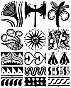 Patterns on Late Minoan Ib Pottery