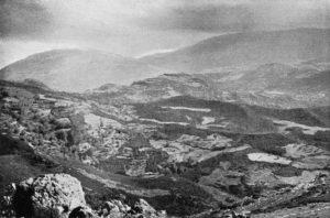 The Acropolis of Sybrita in the Middle Distance. View from the North