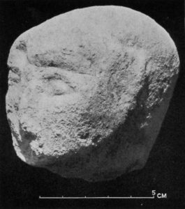 Limestone Head of Mesopotamian Origin from Middle Minoan III Deposit at Knossos