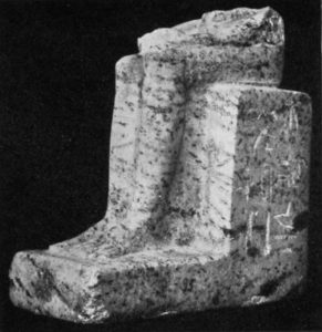 Diorite Statutette of User the Egyptian From Middle Minoan II Deposit at Knossos (H. G. G. Payne)