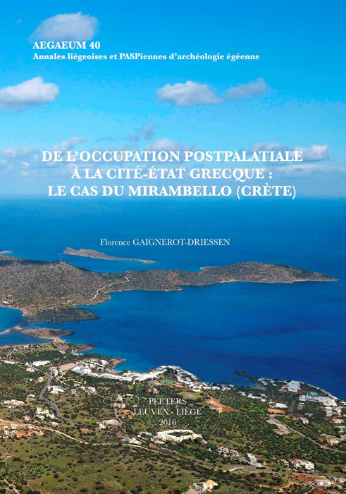 De l’occupation postpalatiale à la cité-état grecque : le cas du Mirambello (Crète)