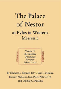 The Palace of Nestor at Pylos in Western Messenia. Vol. IV. The Inscribed Documents